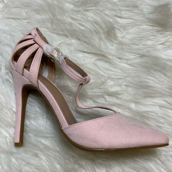 Dream Pairs Shoes - Pink t-strap pumps - size 6.5